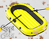 Yellow Inflatable Raft