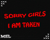 Mel-  Sorry Girls..M