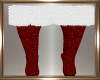Red Mrs Clause Boots