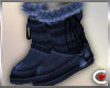 *SC-Fur Boots Blue