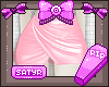 Pink Leather Skirt RLS