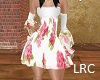 Sexy Pink Roses Dress
