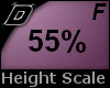 D► Scal Height *F* 55%