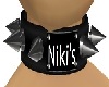 Niki's collar