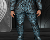 Blue Patten Slack