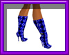 (sm) pacman blue boots