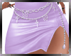 Di* Purple Satin Skirt