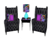 Neon Dice Coffee Chairs