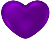 Purple Puffy Heart