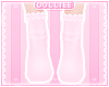 D. Ruffle Socks Pink