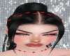 Heart hair blk