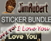 I Love You Sticker Bndle