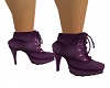 boot heels purple