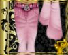 *P* Flare Jeans Pink