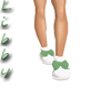 green bow shoes 2