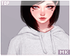 金. White Hoody