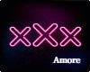 Amore Neon X X X  Sign