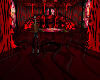 red and black ballroom
