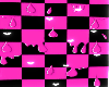 pink checker drip BG