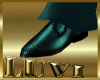 LUVI LEATHER SHOES TEAL