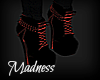 Black/Red Animated heels