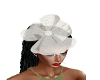 TEF LACE WHITE HAIR BOW