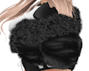 black fur coat