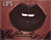 Black Lipstain w/teeth