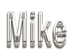 Mike name sticker