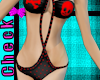Red Skull Emo Bikini
