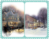 Winter Village Scenes
