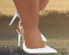 White Wedding Heels