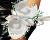White Rose wrist corsage