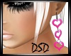 {DSD}Pink Heart Earrings