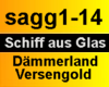 HB Schiff aus Glas