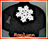 Snowflake Sweater Black