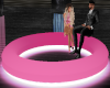 {L} Neon Pink Ring Couch