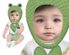 Abel babyboy little frog