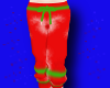 Red christmas pants