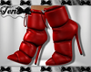 Red Puffer Boots
