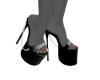 Black Chain Heels