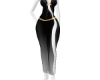 NCA DRESS BLACK&DORADO