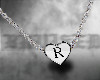 ⛧  necklace letter R