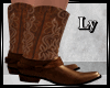 *LY* Cowgirl Brown Boots