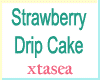 Strawberry Drip Cake