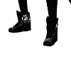 ! Black emo shoes.