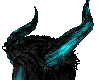 Blk/Blu Dragn Horns M/F