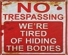 CA - No Trespassing