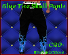 *ZD* ~Blue Fire Skull Pants~