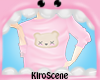 [E] Pinky Bear Sweater